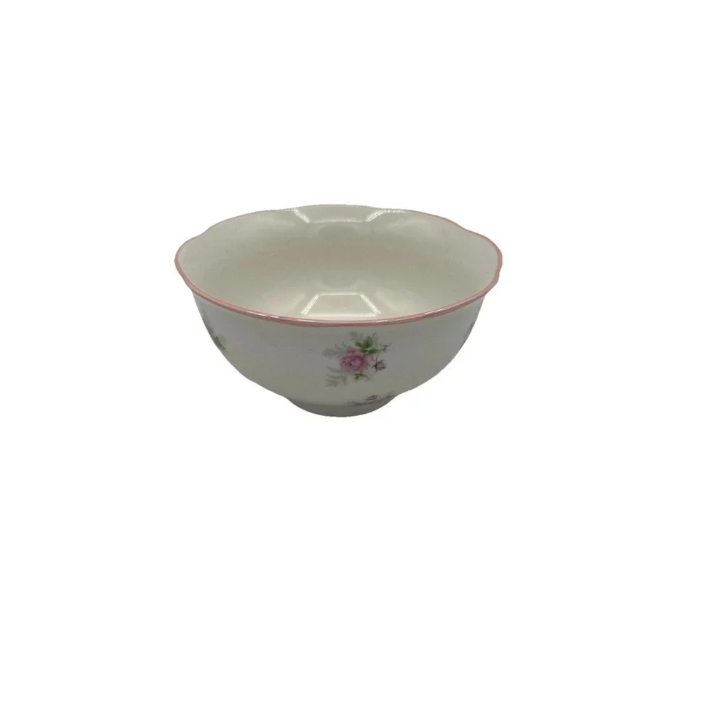 Elegance PetiteRose Pattern Luster Fine‎ Porcelain Fruit /Desert Bowl Small Size